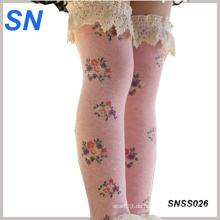 2015 Fashion Lace Trimmed Stiefel Socken für Mädchen